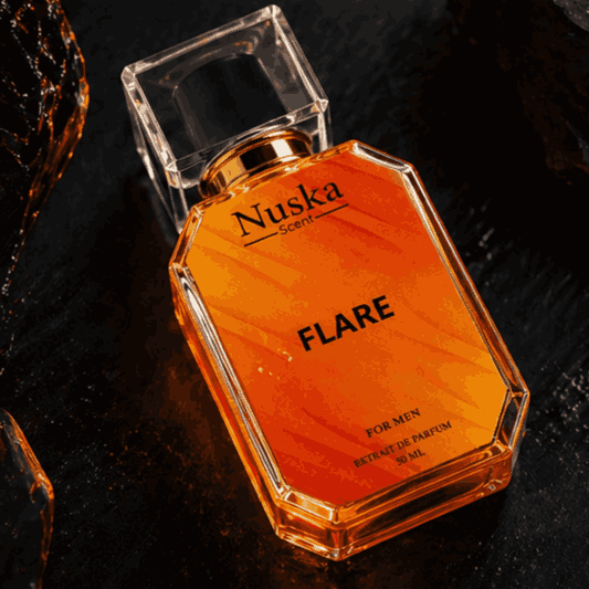 Nuska Scent FLARE – Warm Amber Intense Perfume for Men