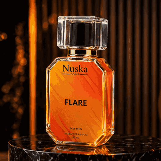 Nuska Scent FLARE – Warm Amber Intense Perfume for Men