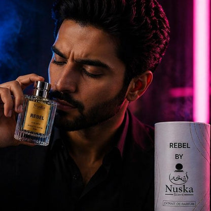 Nuska Scent REBEL – Fresh Sweet Perfume for Men